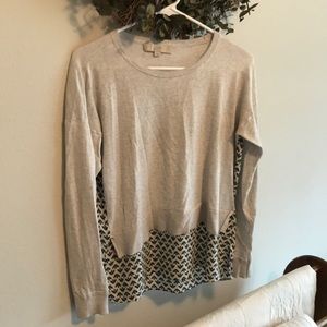 Loft Mixed Media Sweater